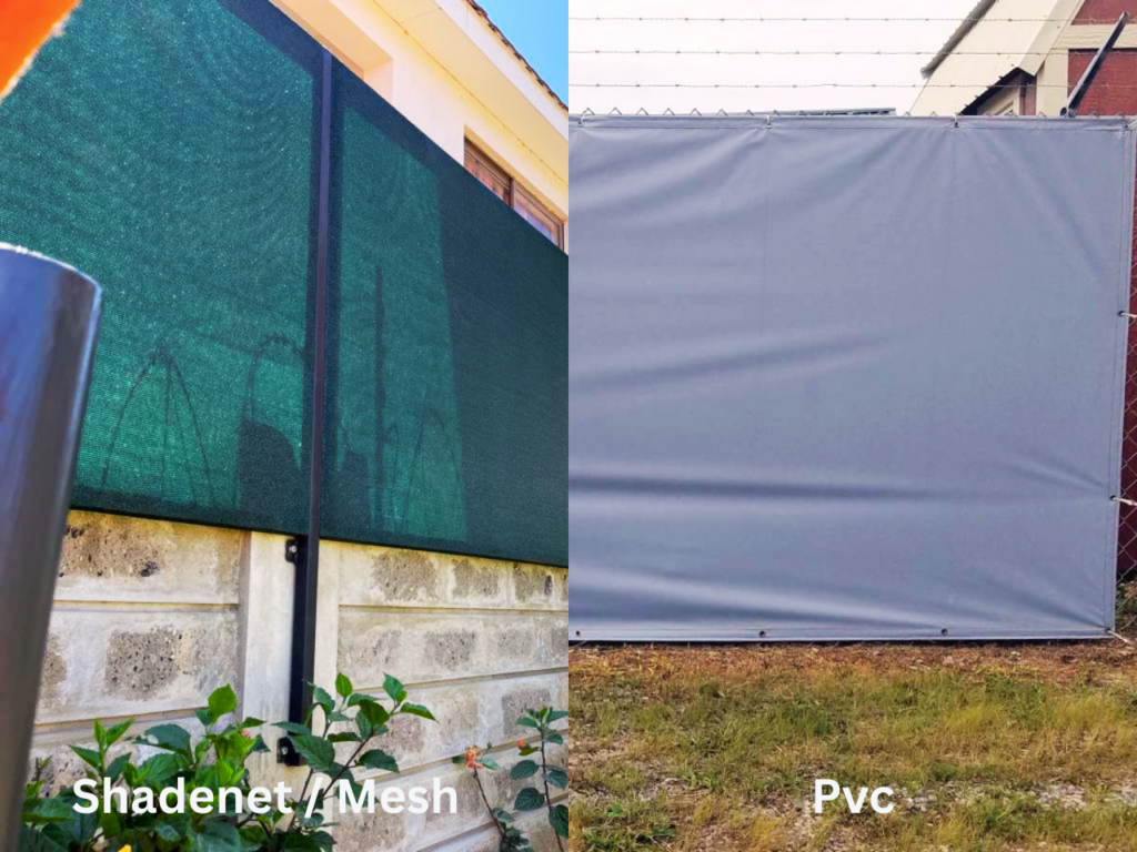 Shade Net vs PVC: Which Privacy Screen is Better?