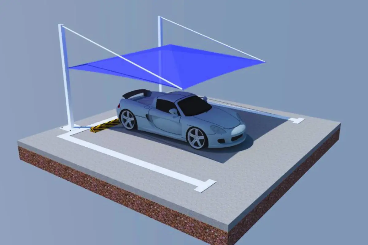 Cantilever Car Parking Shade Kenya